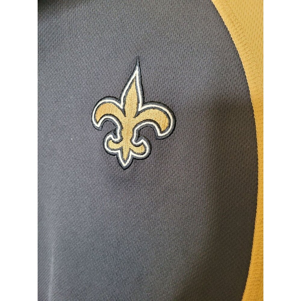 New Orleans Saints NFL Footnball Mens Polo Shirt M Classic Preppy blokecore - Picture 4 of 5